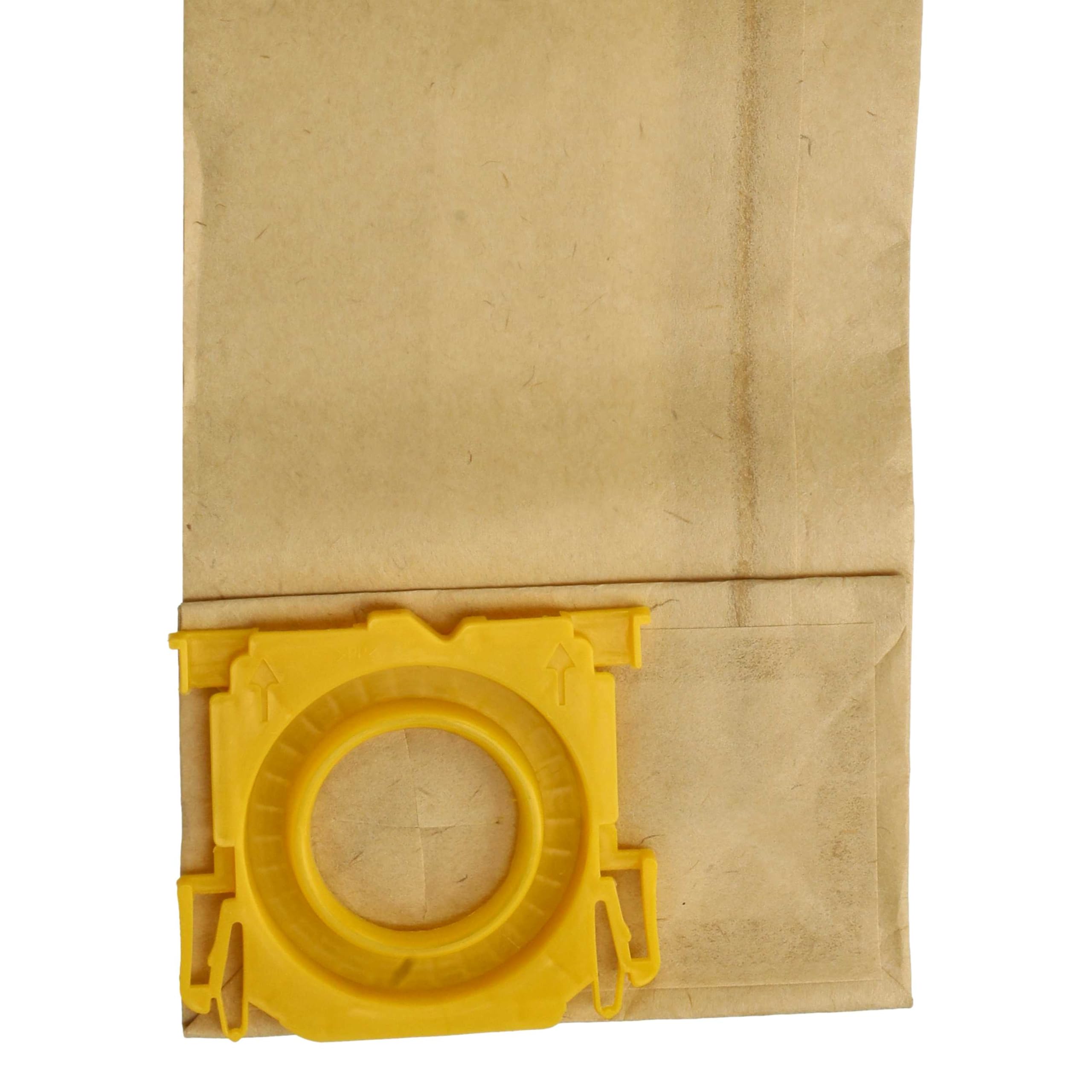 vhbw 50 x worek do odkurzacza kompatybilny z odkurzaczem Proclean BS 370, 371, 470, 471, papier, 23,5 x 15,5 cm, piaskowy