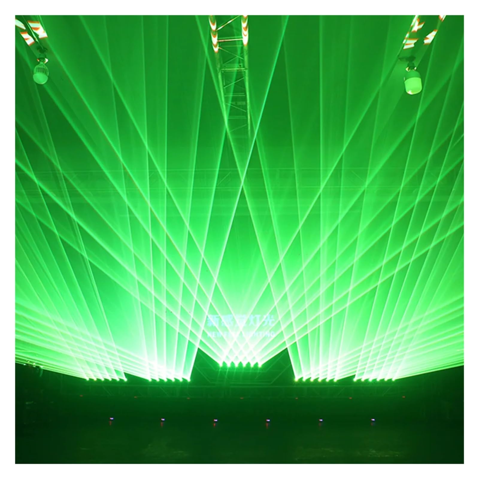 Pełnokolorowa ruchoma głowica świetlna RGB 8 oczu, sterowanie DMX512, efekt świetlny na scenie, wesele, przyjęcie urodzinowe, DJ, dyskoteka Łatwa instalacja(300MW Red)