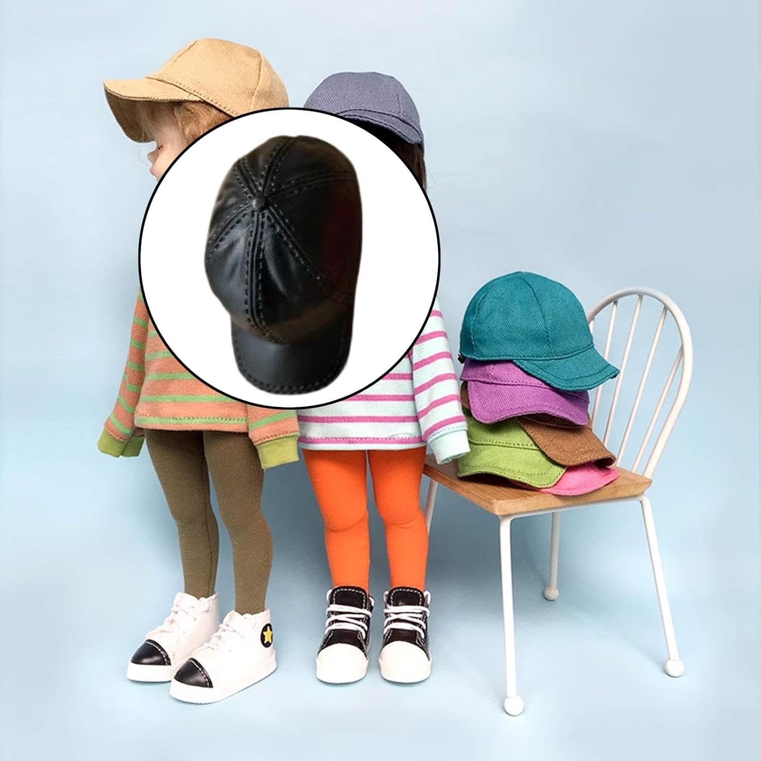 1/ Scale of The Figurine for 12 '' Accessory Figures, Black