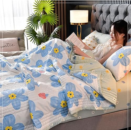 Miniatura 4 de Colchas de edredón para cama individual, matrimonial, queen, king, California King, colcha suave y cómoda (color B, tamaño 78.7 x 90.6 in)