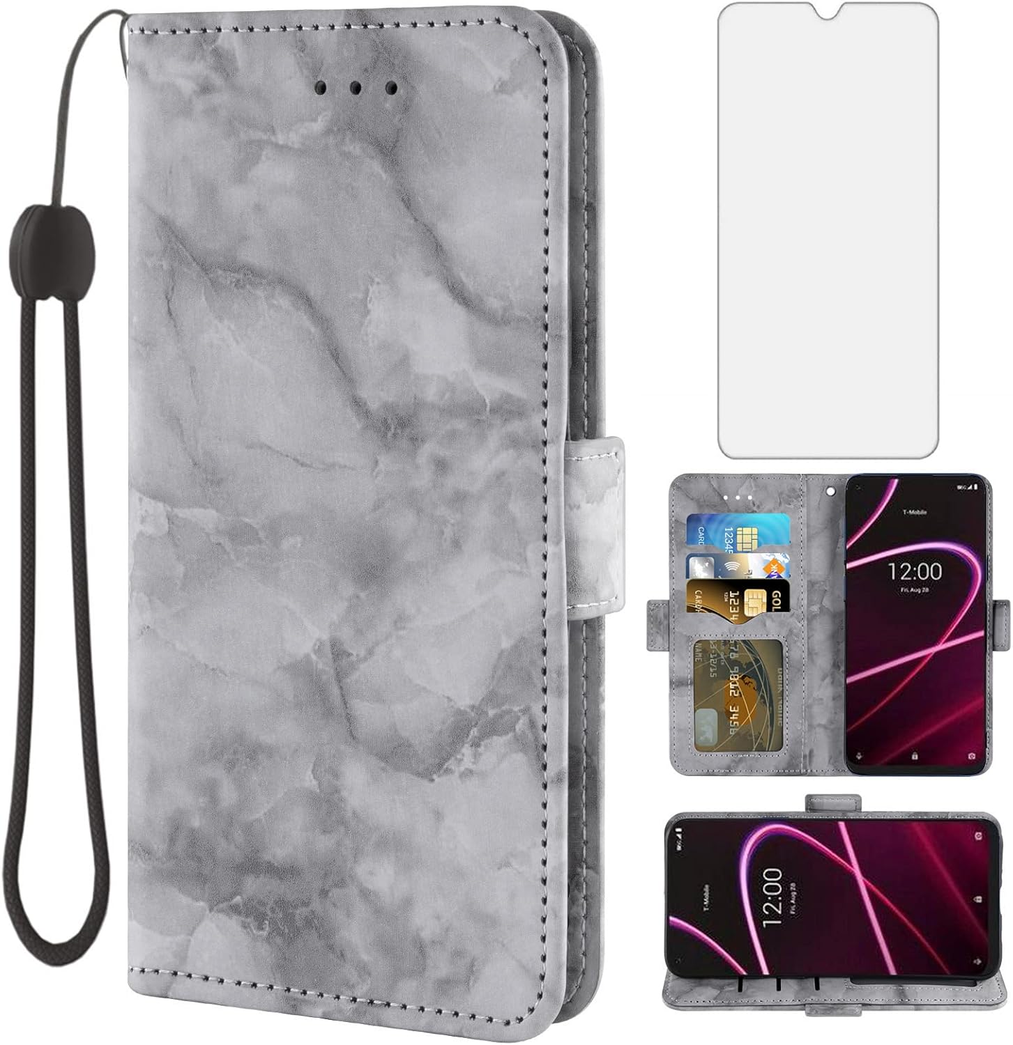 Asuwish Compatible with TMobile Revvl V+ 5G Case and