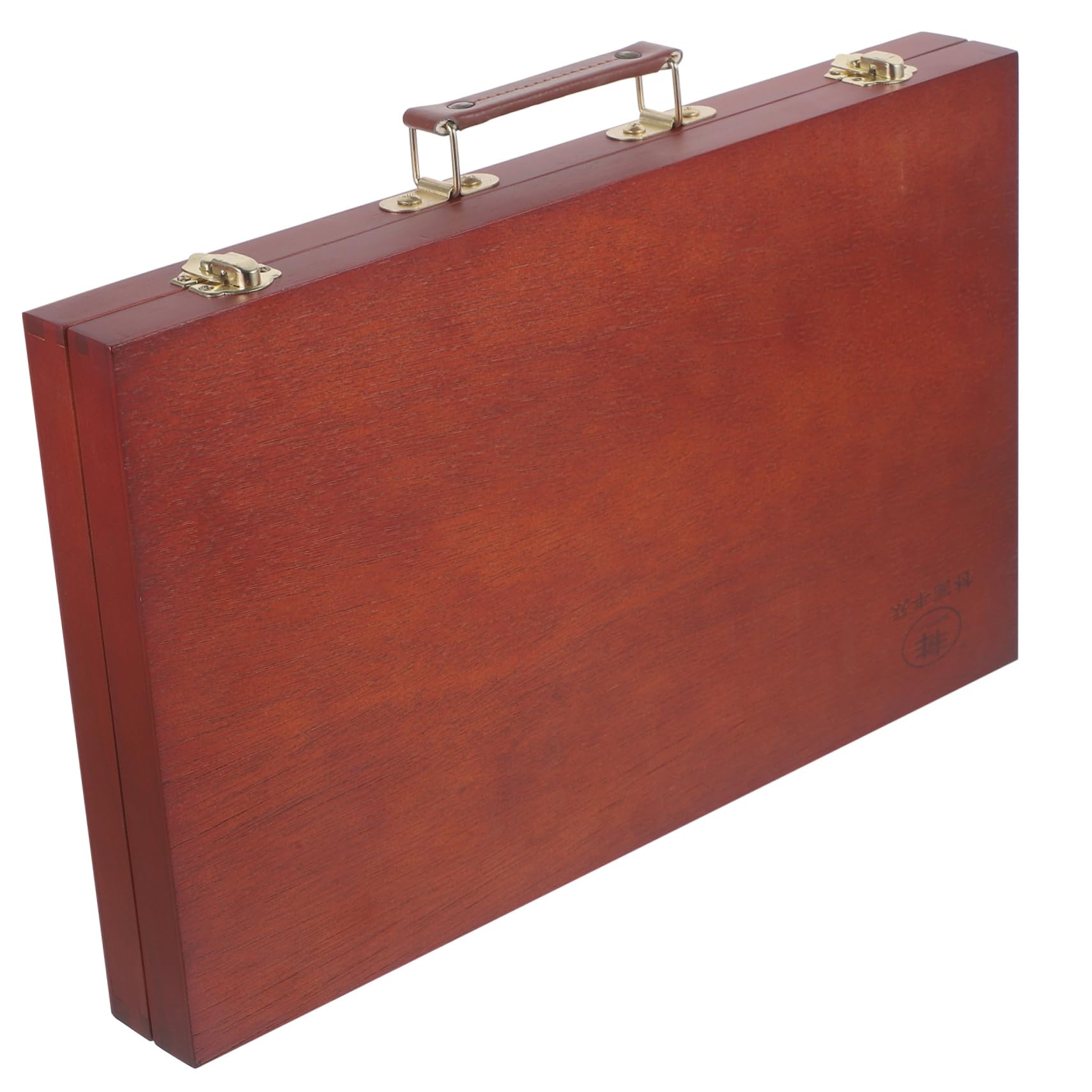 HAWILLOSCH Caja caja de pintura óleo caballetes de arte para pintar adultos organizador de almacenamiento de joyas herramienta storage box contenedor vacío de pigmento de madera