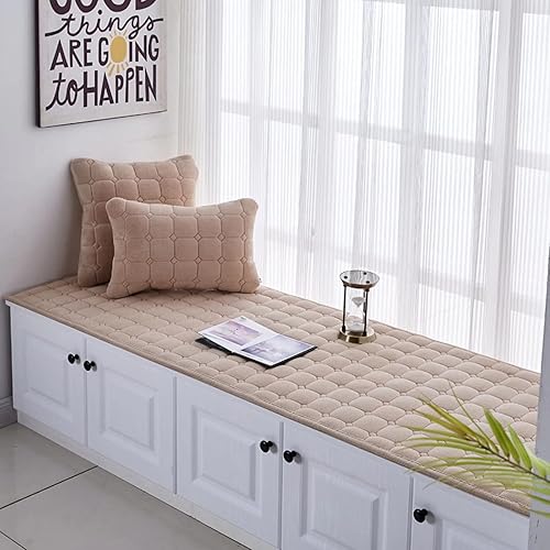 KaYomax Tapete de asiento personalizado para ventana de bahía, antideslizante, para interiores y exteriores, para sofá, sofá biplaza, sala de estar,