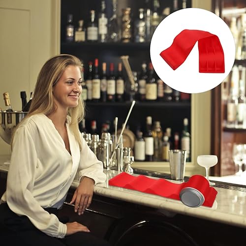 Miniatura 4 de DOITOOL Estante de vino de estilo europeo de silicona para encimera de botella de vino, alfombrilla de exhibición de botellas de vino, estante de