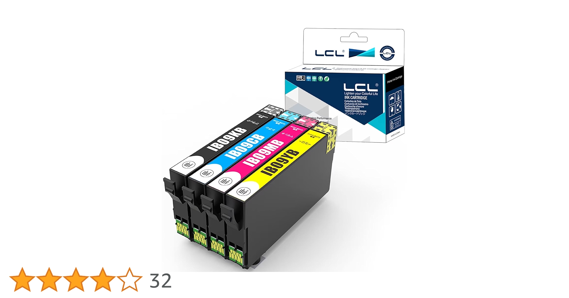 【エッチングfoil】活性の力　英語　4枚セット Amazon.co.jp: LCL エプソン用 IB09 大容量 染料 IB09KA IB09KB