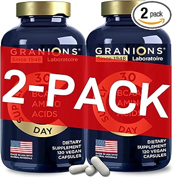 Essential Amino Acids Supplement for Men & Women - All 9 BCAAs EAA Supplements Advanced Amino Formula - Lysine, Tryptophan, Isoleucine Perfect Amino Energy & Muscle Recovery - 240 Vegan BCAA Capsules
