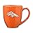 Rico Industries NFL Football Denver Broncos Alternate 16 oz Team Color Laser Engraved Speckled Ceramic Coffee Mug