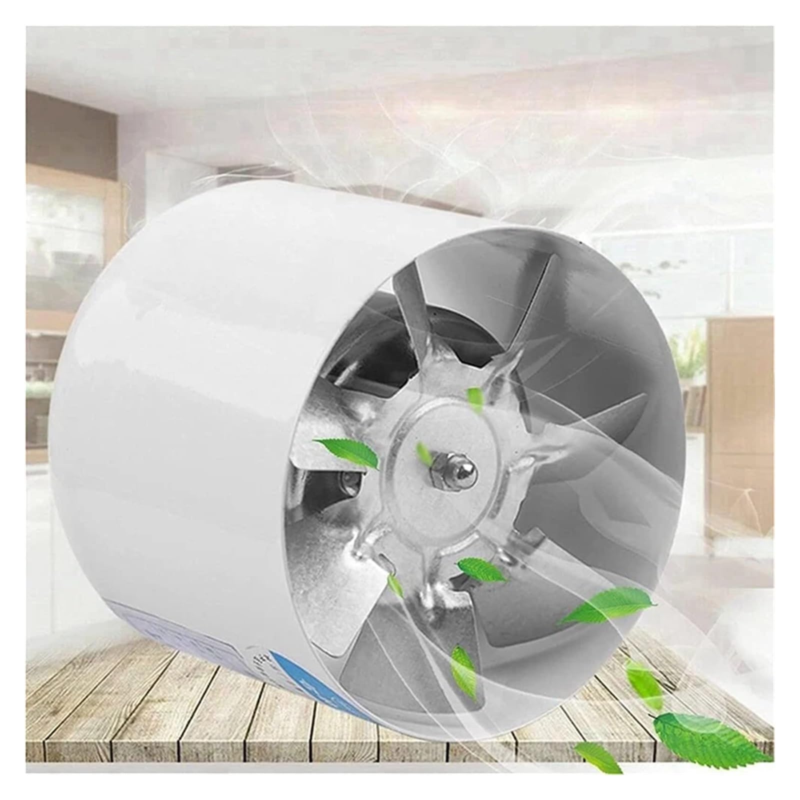 2X 4 Zoll Inline-Kanalventilator Luftventilator Metallrohr Belüftung Abluftventilator Mini-Abluftventilator For Badezimmer, Toilette, Wandventilator,Belüftung