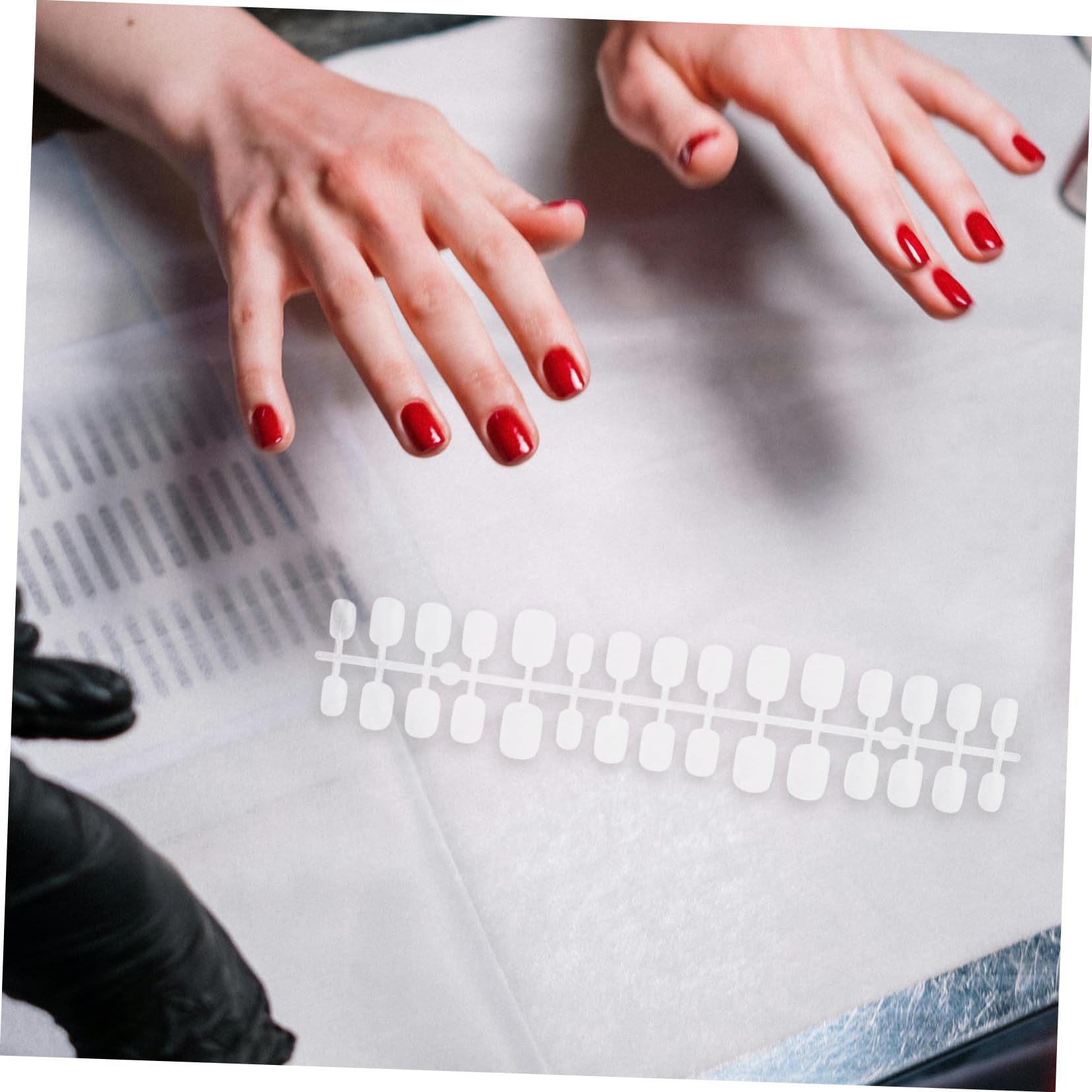 minkissy 50fogli Punte Per Unghie Artificiali Per Pedicure Decorazione Completa Per Unghie Piedi Per Manicure Fai Da Te Varie Facile Da Applicare e Rimuovere