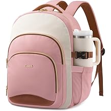 Laptop Backpack for Women, 15.6-Inch Work Backpack, Back to School Bookbag for College Student Teen Girls, Casual Personal Item Travel Bag Business Computer Daypack for Teacher Nurse, Gift