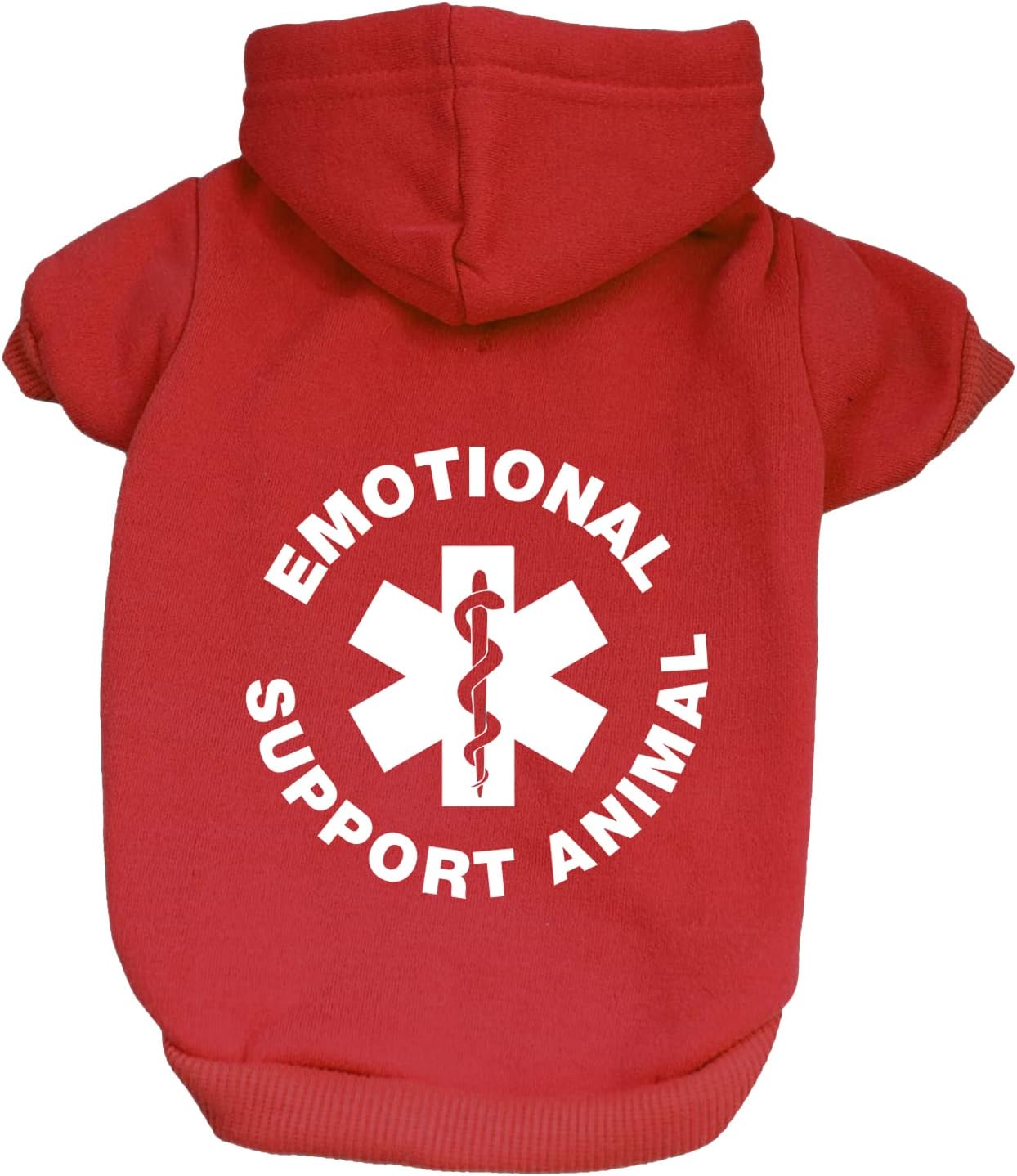 Emotional Support Animal (ESA) Pullover Fleece Lined Dog Hoodie (Hooded Sweatshirt) Assorted Colors