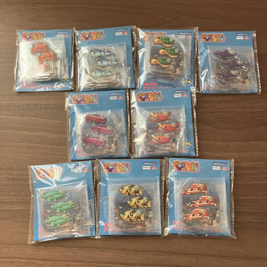 Amazon.co.jp: 海物語 偶数 奇数 魚群 アクリルスタンドキーホルダー