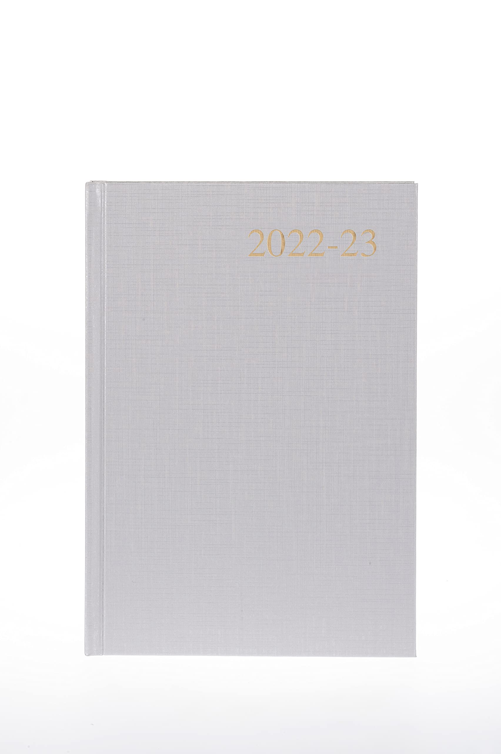Collins Essential A5 Week to View 2022-23 Academic Mid-Year Diary Journal - Silver, A5 (210 x 148), ESSA53M.48-2223