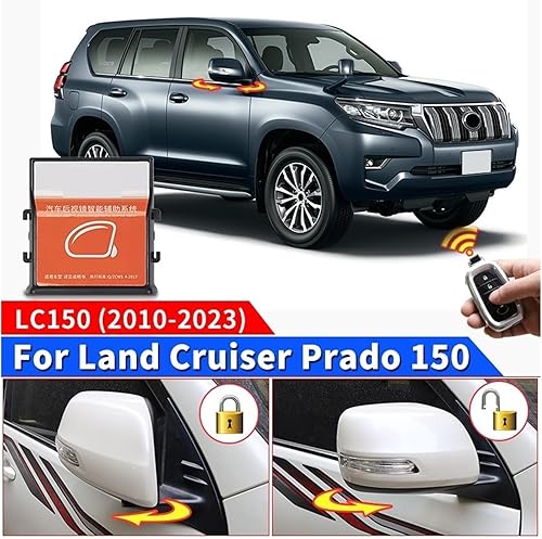 Miniatura 2 de Accesorio de modificación interior automática LC150 Espejo retrovisor actualizado plegable automático compatible con Toyota Land Cruiser Prado 150