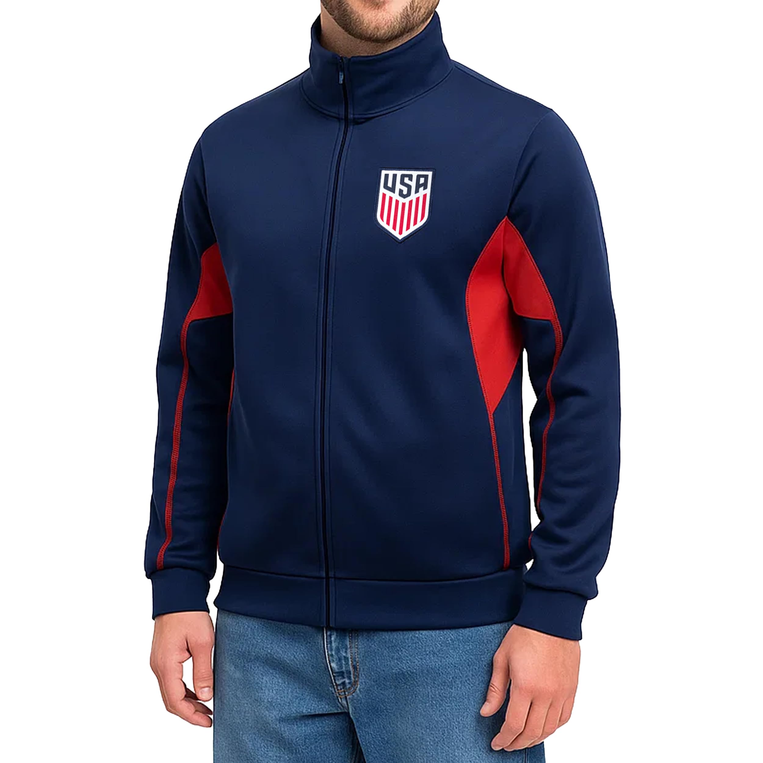 Officially Licensed US Soccer Federation Track Jacket - Unisex Adult-image-15