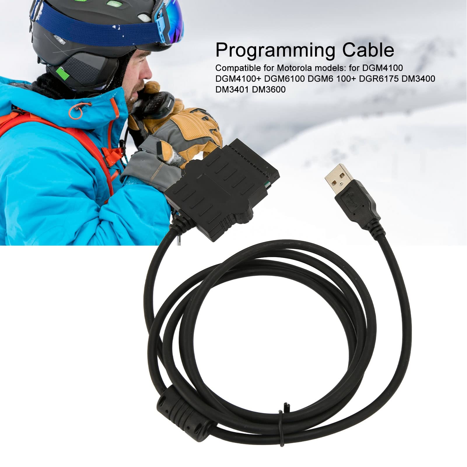 Zunate Cavo di Collegamento di Programmazione USB per DGM4100 DM3400 DM3401 DM3600 DM3601 DM4400 DM4401 DM4600 DM4601 DR3000 DM4400E Walkie Talkie