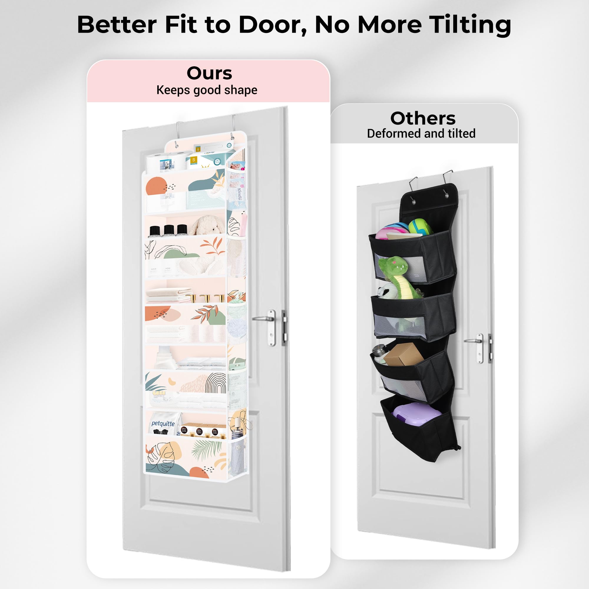 KITANDOVE Organiseur De Rangement Pour Porte Pochettes Multicouches Paquet De Rangement Pratiques Boîtes Suspendues Pour Chambre Placard Salle De Bain