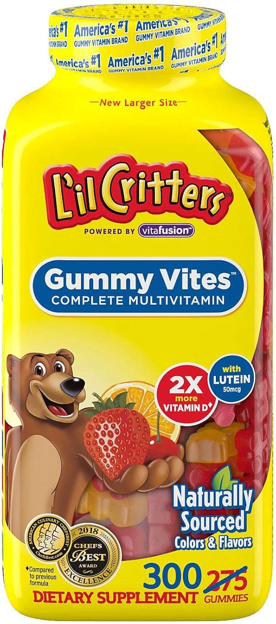 Gummy Vites Children's Chewable Gummy Bear Multivitamin Dietary Supplement, 300 Count Gummy Vites Children's Chewable Gummy Bear Multivitamin Dietary Supplement, 300 Count