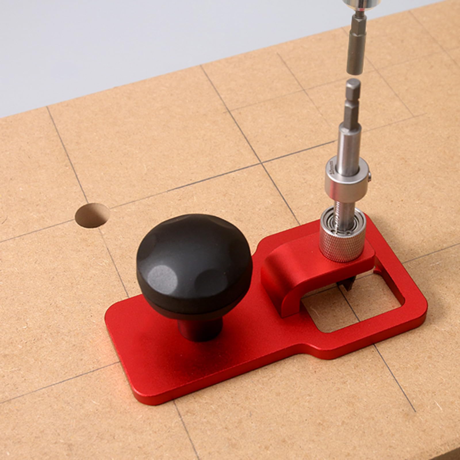 Trapano carta ad alta efficienza, salvaspazio da 20 mm con presa ad alta precisione per la perforazione di più pagine, perforatore professionale