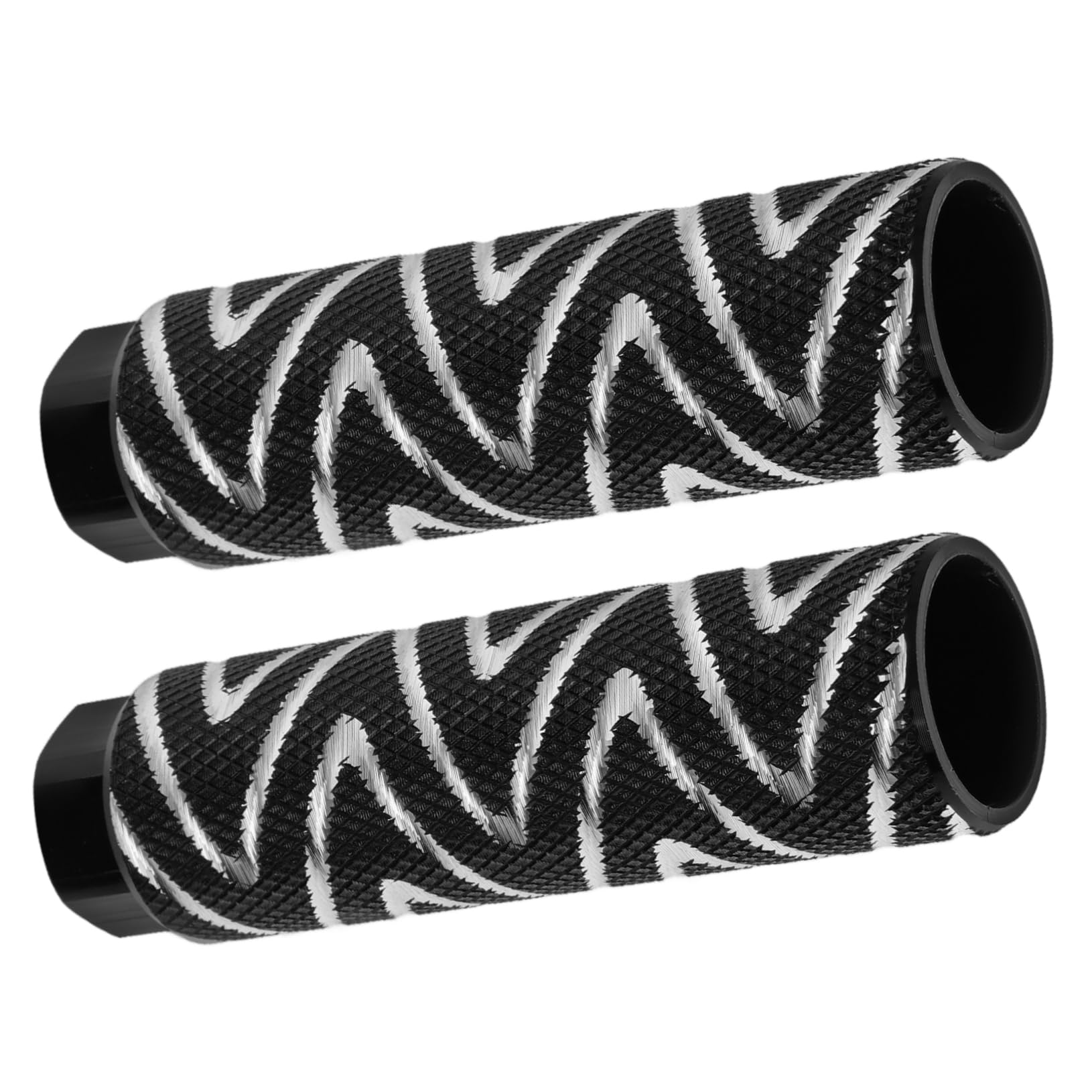 Mipcase 1 Pair Bike Pegs Aluminum Alloy Rear Bike Pegs Skid-Resistant Cycling Pedals for Mountain Bike Dirt Bike