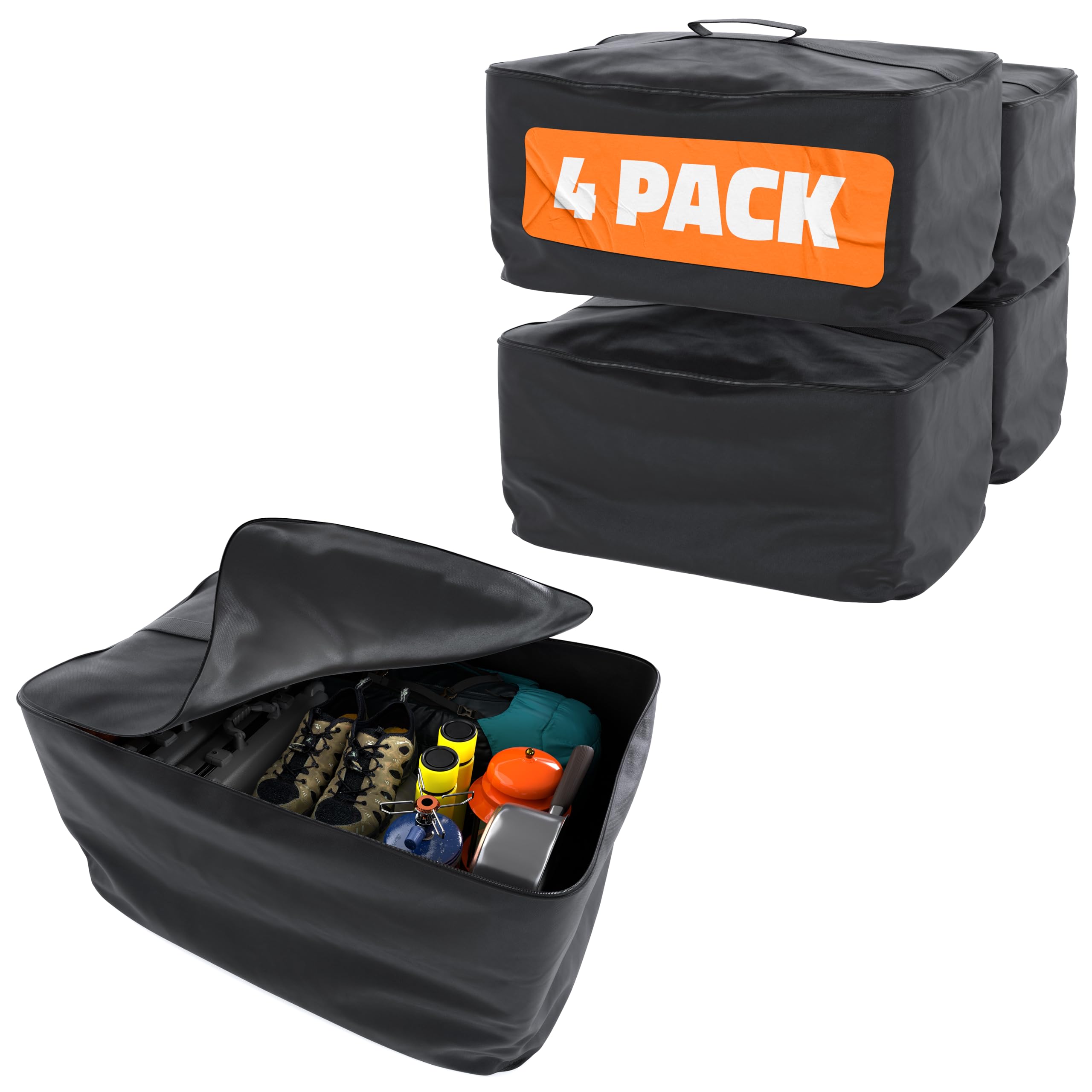 Mockins 29"x19"12" Cargo Carrier Packing Cubes 4 Pack