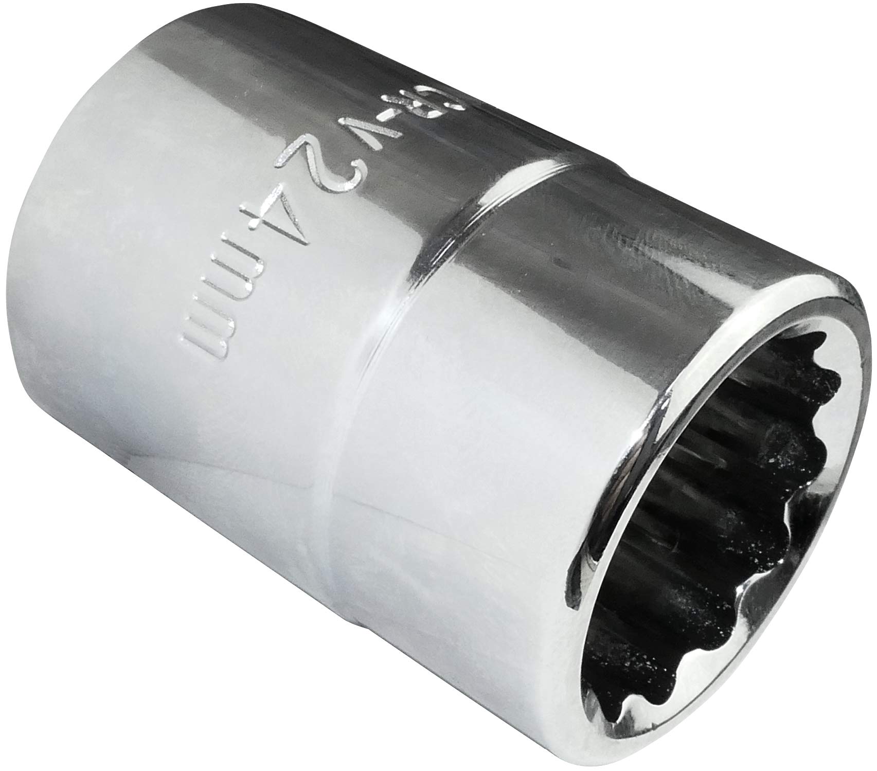 Douille 12 Pans 21mm 3/4 En Acier Chrome-Vanadium - Pro Et Robuste Pour Vos Travaux De Bricolage Et Mécanique