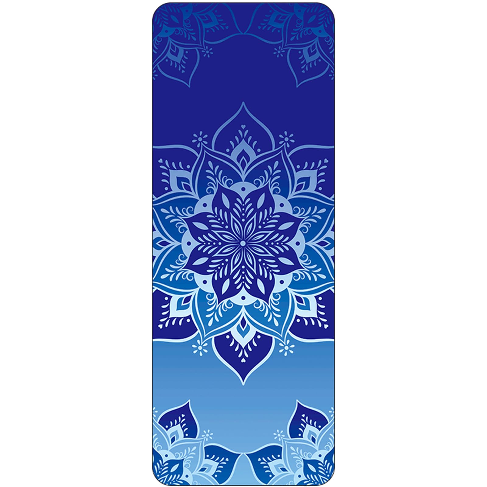 FANSU Yoga Mat for Women, 1mm Thick Non-Slip Exercise Mat Foldable Pilates Mat Portable Travel Yoga Mat Lightweight Travel Yoga Mat Folding Gym Mat for Home Meditation and Fitness (183x68cm,Yoga 5)