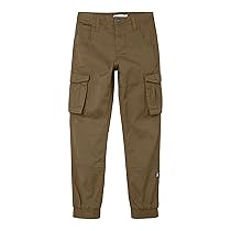 NAME IT NKMRYAN Cargo R TWI Pant 2222-BA Noos Pantaloni, Kangaroo, 152 Bambino