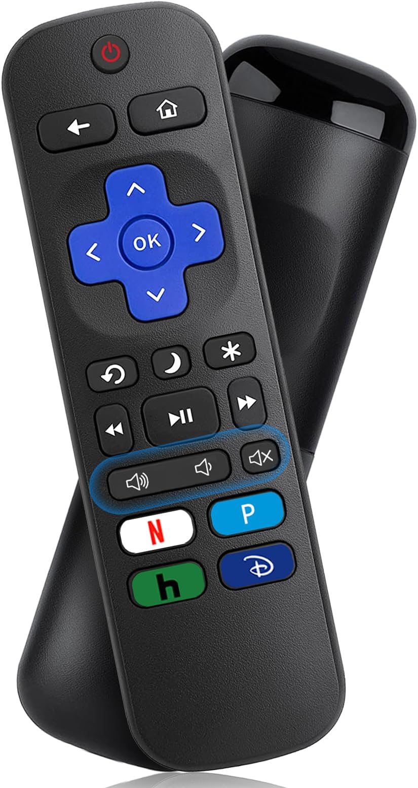 JNGKE Roku Replacement Remote Control Only for Roku TV, for TCL Roku