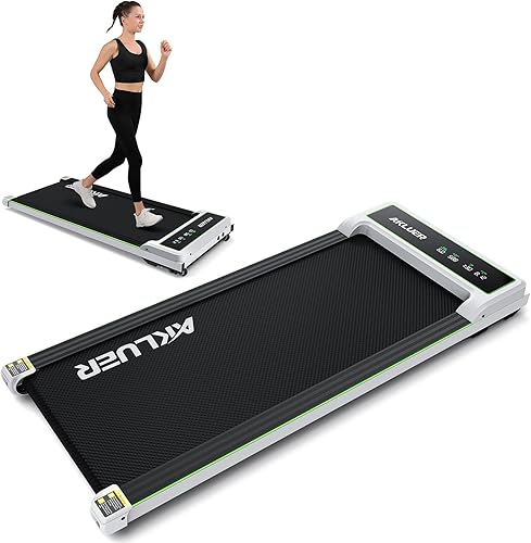 Caminadora para debajo del escritorio de 2.25 HP con capacidad de peso de 265, caminadora portátil con control remoto IR para el hogar, oficina,