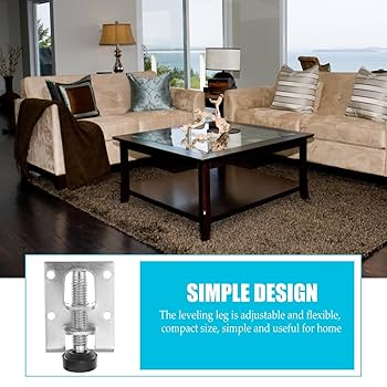 Amazon.co.jp: Mobestech アジャスター ボルト 金具 高さ調整 4