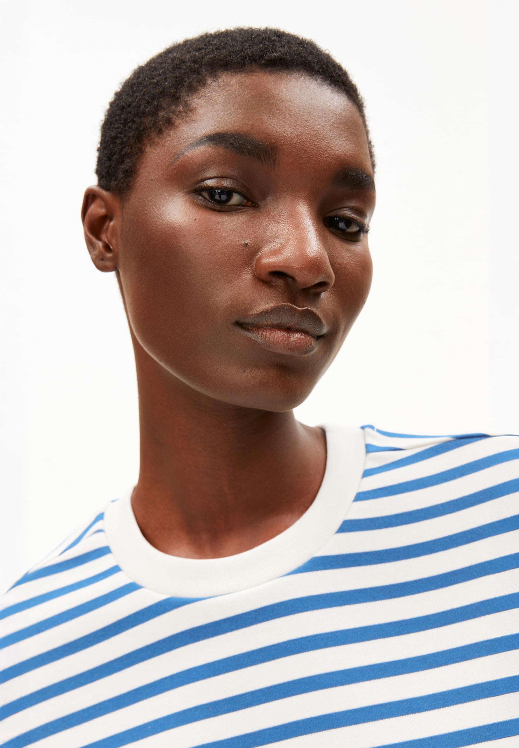 ARMEDANGELS Damen Sweatshirt aus Bio-Baumwolle FRANKAA MAARLEN Stripe Oversized Fit