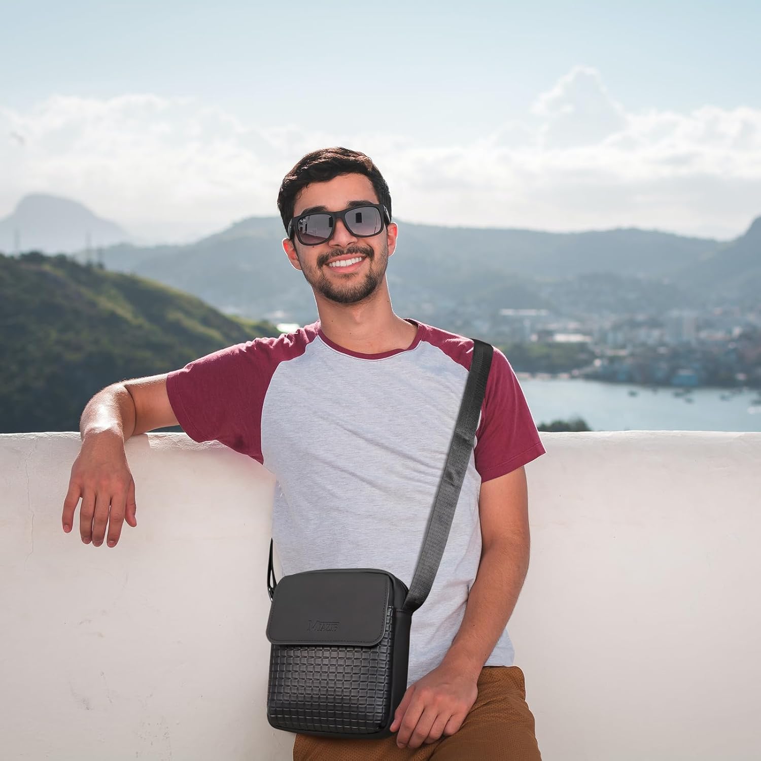 Shoulder Bag for Men Leather Man Bag Man Purse Crossbody Bags for Men Handbag Bag Messenger Satchel Travel bag - Image 9