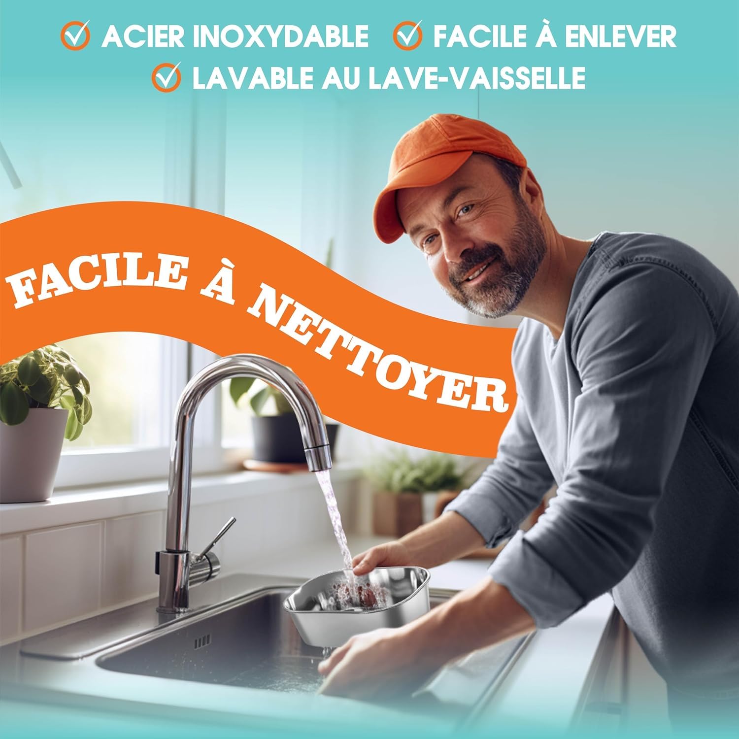 TRAVELISIMO Gamelle Chauffante 100W Lunch Box Chauffante 1,5L Boite Alimentaire Chauffante 3 en 1 220V 24V 12V, Bento Isotherme Chaud, Acier Inoxydable, Rechauffer Repas pour Voyage et Bureau