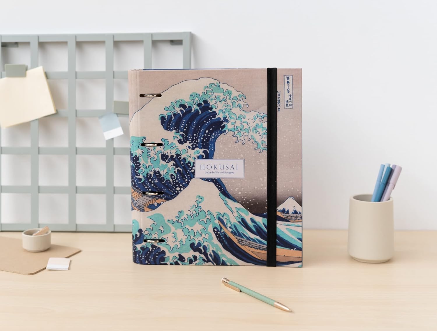 Kokonote Hokusai 4 Ring Binder Premium A 4 Folders Ring Binder 10.6