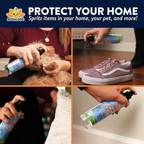 Miniatura 2 de Bodhi Dog Aerosol 2-en-1 sin masticar y para puntos calientes amargo - Remedio natural anti-mordedura mejor que la manzana amarga - Calma los puntos