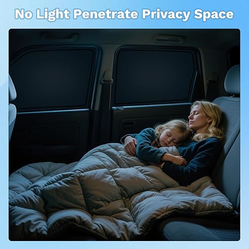 Miniatura 7 de KUST Parasol para ventana de automóvil para Tesla Modelo 3 2018-2025 2026, cubierta de ventana lateral, bloqueo UV, protección de privacidad, modelo