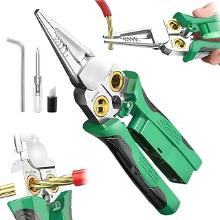 8 in 1 Wire Stripper with Voltage Tester, 2025 New Multi-function Electric Wire Stripping Tool for Cutting and Pulling Pliers, Electrician Repair Tool