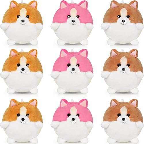Miniatura 1 de Sumind 9 piezas de mini animales de peluche para perros a granel, regalos de fiesta, juguete de peluche pequeño y suave para rellenos de bolsas de