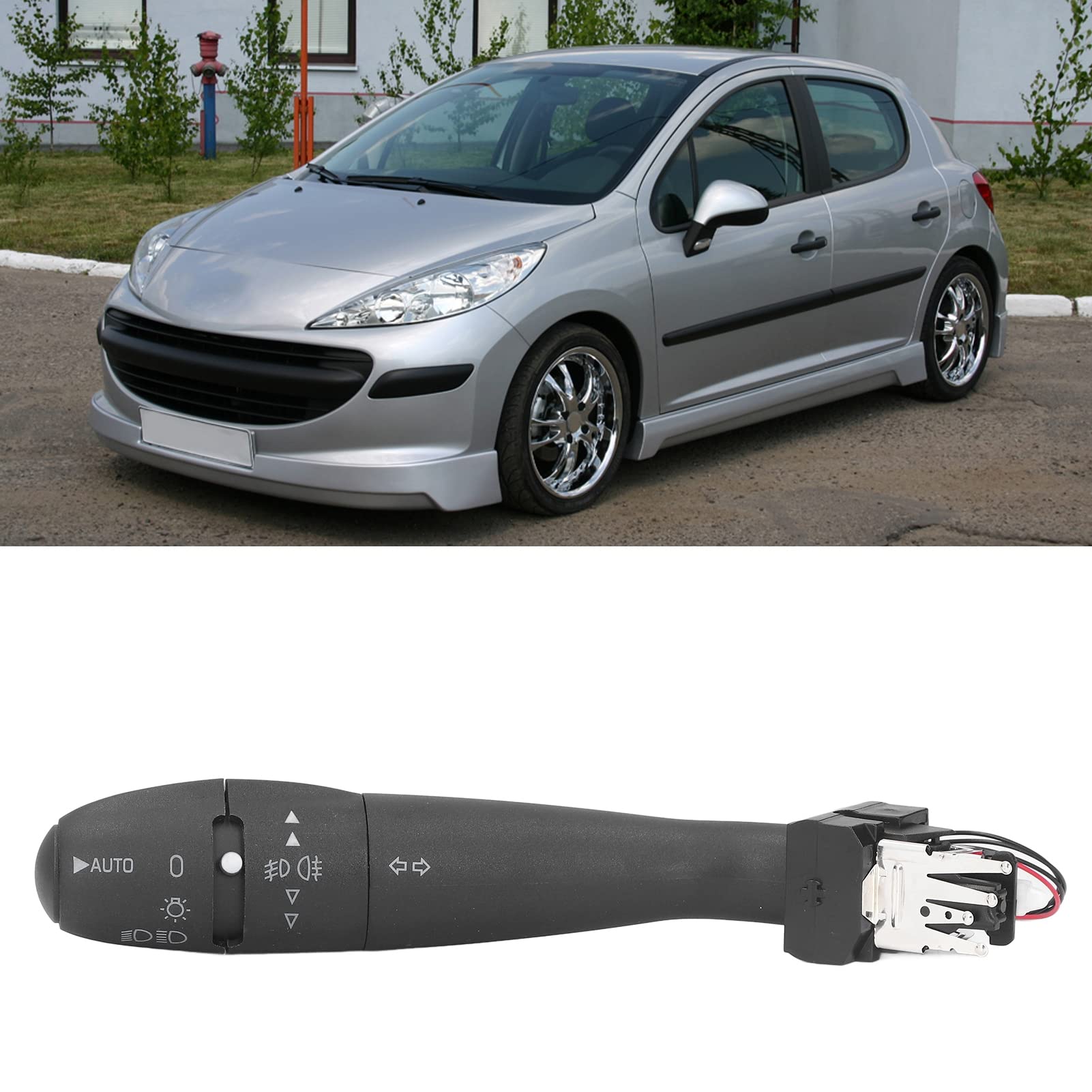 Interruttore a Leva Indicatore di Direzione Sinistro 96621668XT per 206 207 307 308 3008