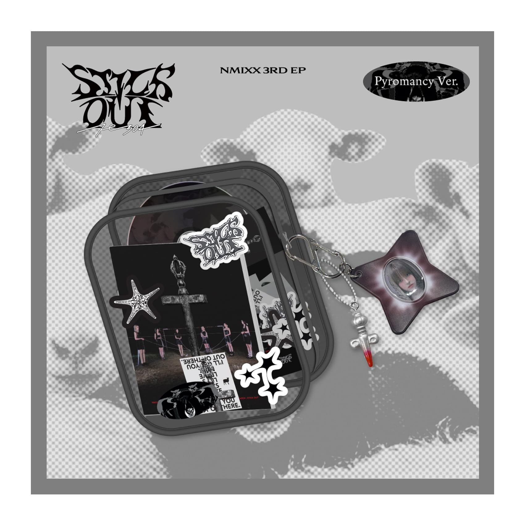 Generic NMIXX Fe304 : Stick Out 3rd EP Album with Tracking Fe3O4 (Limited Pyromancy Version), 240722TA008