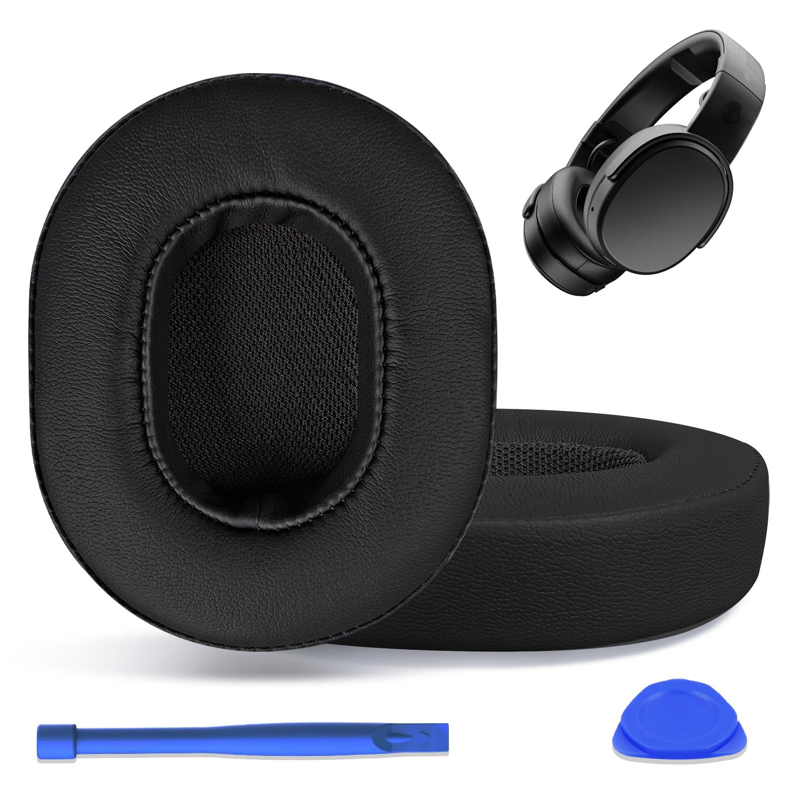Skullcandy CRUSHER WIRELESS イヤーパッド交換済み Amazon.com: Geekria QuickFit Replacement Ear Pads for Skullcandy