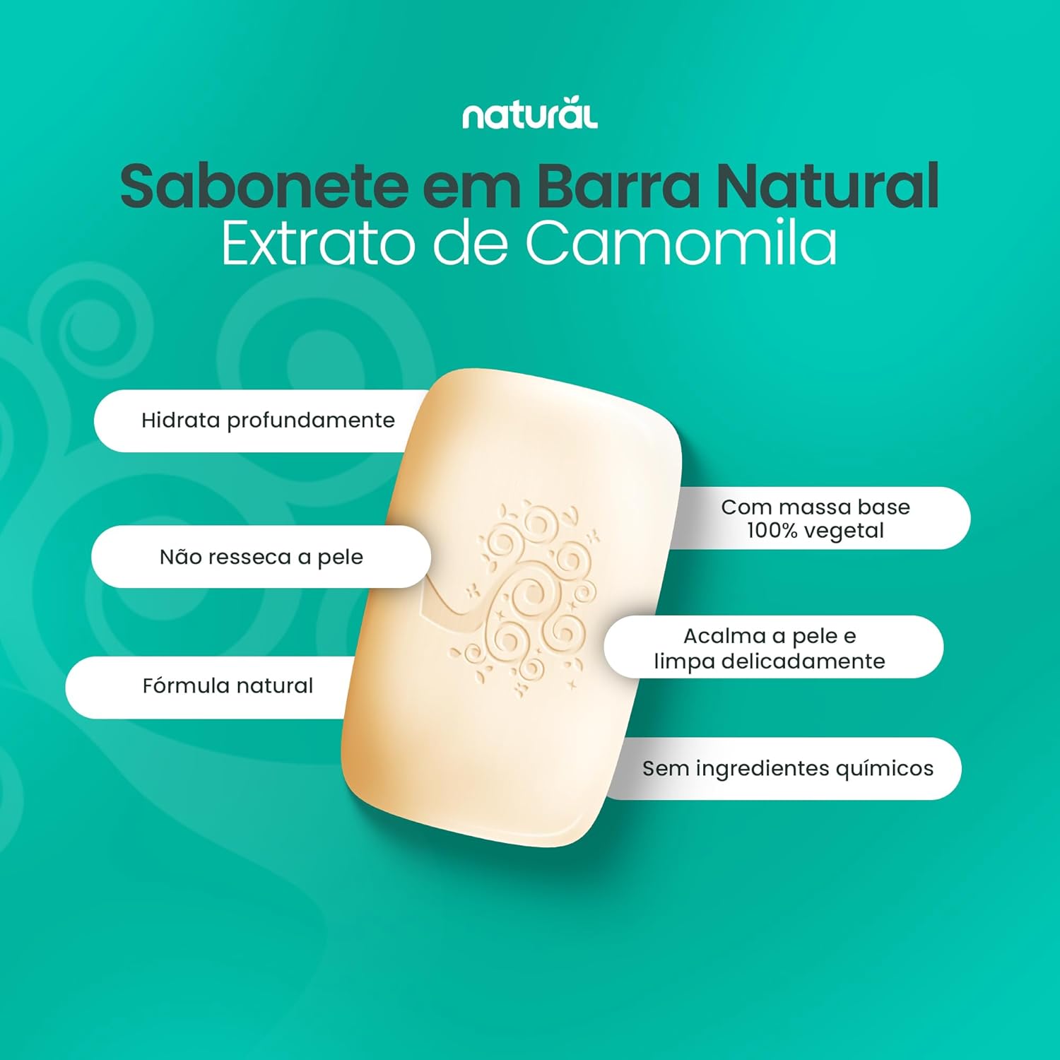 Sabonetes com Extrato de Camomila – Limpeza Suave – Ação Calmante e Tonificante – Todos os Tipos de Pele – Vegano – 80g em promoção! Veja a oferta e mais achadinhos de Natural, Vegano & Clean Beauty 2 Hoje é o melhor dia para comprar Sabonetes com Extrato de Camomila – Limpeza Suave – Ação Calmante e Tonificante – Todos os Tipos de Pele – Vegano – 80g com aquele preço maroto! Promoção! Aproveite a oferta! 2