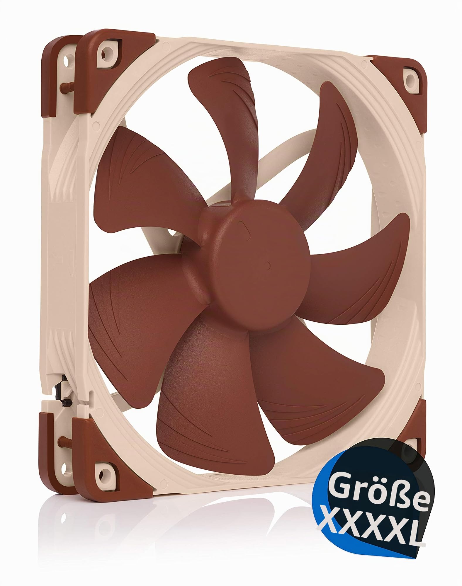 Noctua NF-A14 PWM, Leiser Premium-Lüfter, 4-Pin (140mm, Braun)