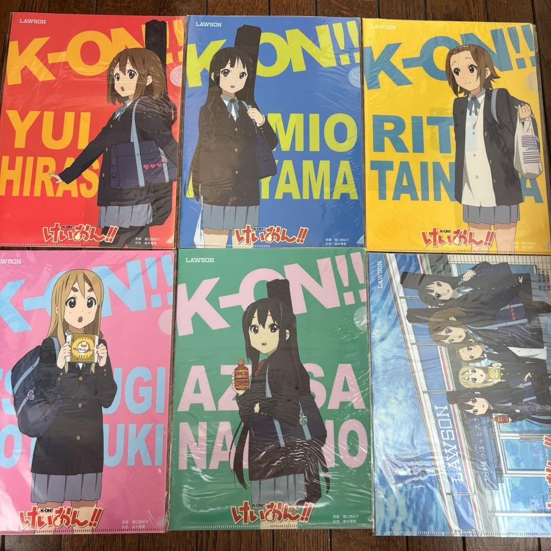 Amazon.co.jp: けいおん!! ローソン限定 クリアファイル 6枚セット