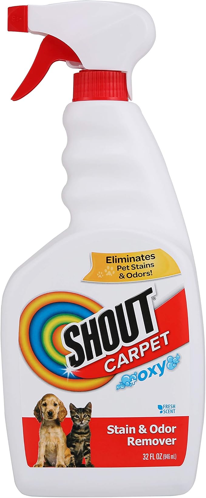 Shout Carpet Stain Remover And Odor Eliminator Spray