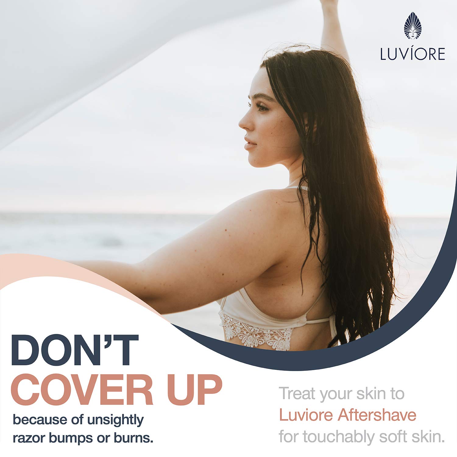 Buy Luviore Ingrown Hair Treatment Solution (4 oz) After Shave for Women & Men Ingrown Hair