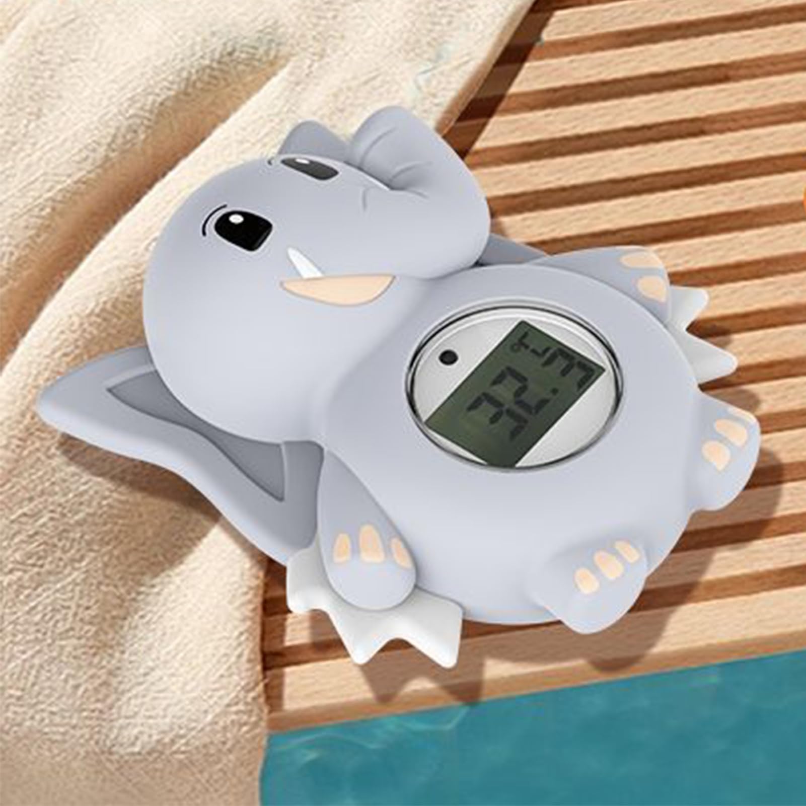 Temperatura Bagnetto Neonato LED Vasca per Bambino Doccia Piscina | Termometro Digitale Acqua Elefante per Bagnetto Neonato Nuoto Bambino Doccia Casa Esterno Piscina LED Temperatura Bagno Casa