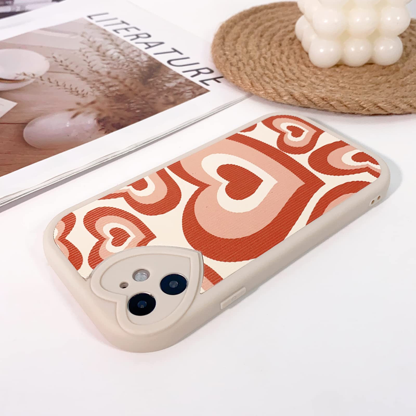 Cover A Tema Carina Custodia Silicone Morbida A Cuore Per IPhone - Antiurto, Con Cinturino E Supporto, Molti Modelli Aste IPhone