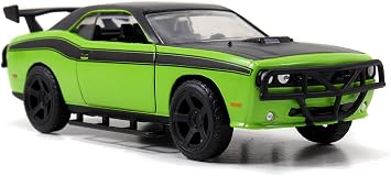 2008 Dodge Challenger [Jada 97140],#34;Fast and Furious", Green / Black, 132 Die Cast